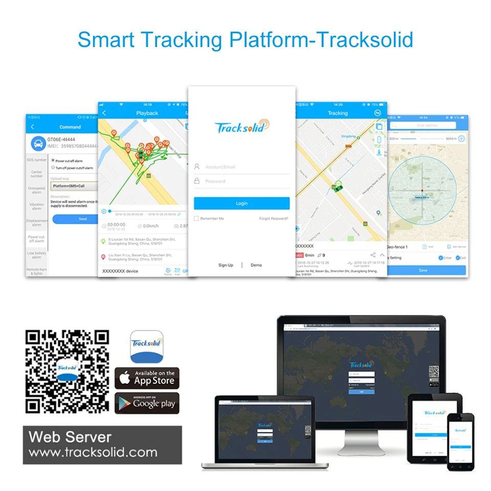 Concox профессиональная gps отслеживающая платформа Tracksolid с мгновенным gps слежением за флотом, обзор истории, Геозоны, проницательные отчеты