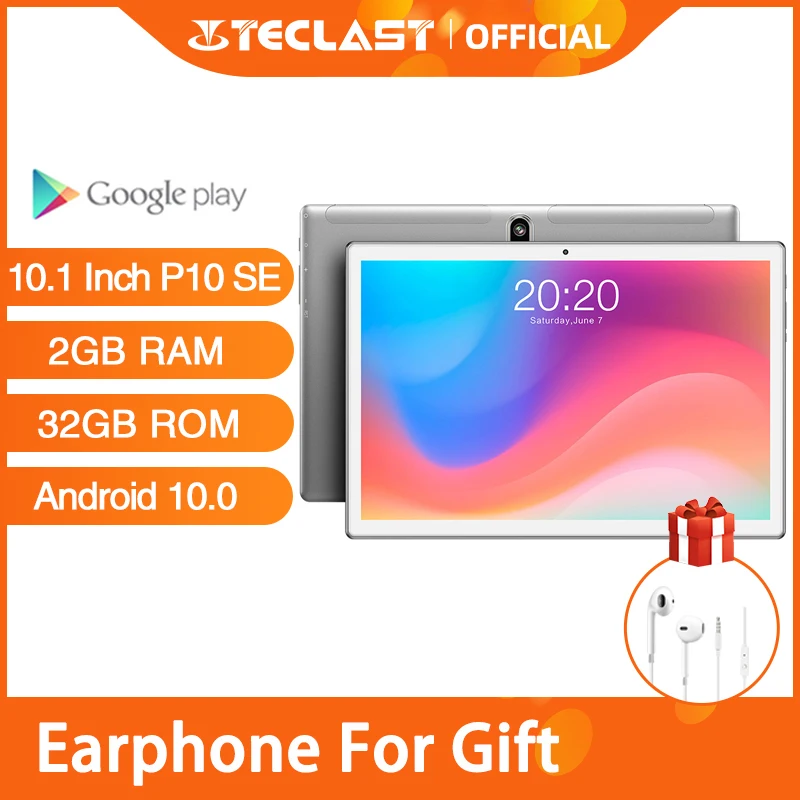 Teclast P10SE планшет на Android 10 0 четыре ядра экран 1 дюйма 2 ГБ + 32 ГБ|Планшеты| |