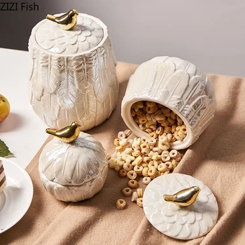 Nordic Ceramic Storage Jar 1