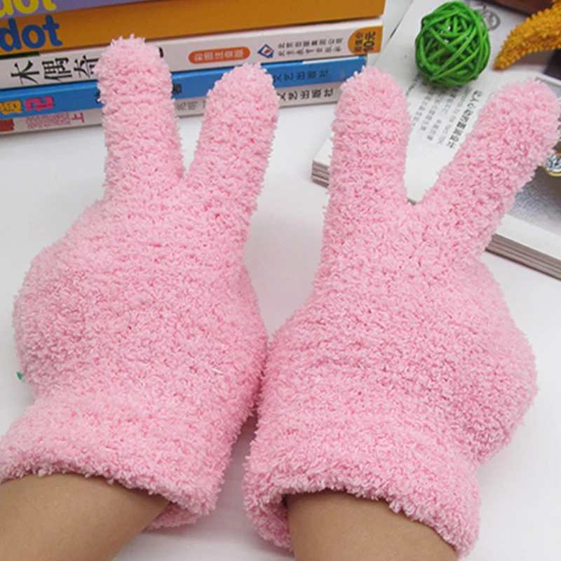 Милые детские перчатки для мальчиков и девочек, теплые зимние перчатки