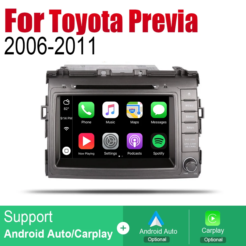 ZaiXi Android 2 Din автомобильное радио, DVD для Toyota Previa 2006~ 2011 Автомобильный мультимедийный плеер gps навигационная система Радио стерео