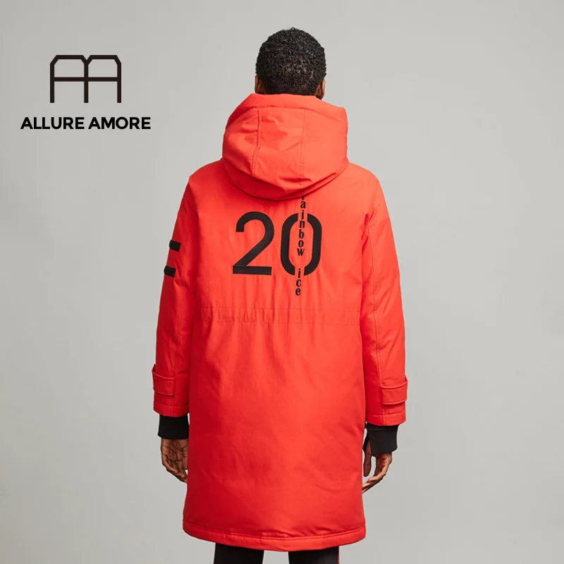 Allure Amore, Женское пальто с капюшоном, длинные пальто, парка, куртка средней длины, женская зимняя Толстая куртка, пуховик, женская зимняя куртка
