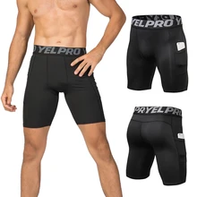 3 шт., мужские Компрессионные шорты для бега, для тренировок, марафона, быстросохнущие, для фитнеса, спортзала, с принтом, спортивные шорты, для активных тренировок, нижнее белье