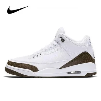

Nike Air Jordan 3 Retro Mocha(2018) Mens Jordan Basketball Shoes High-top Sneakers Breathable Sports Shoes Boots 136064-122
