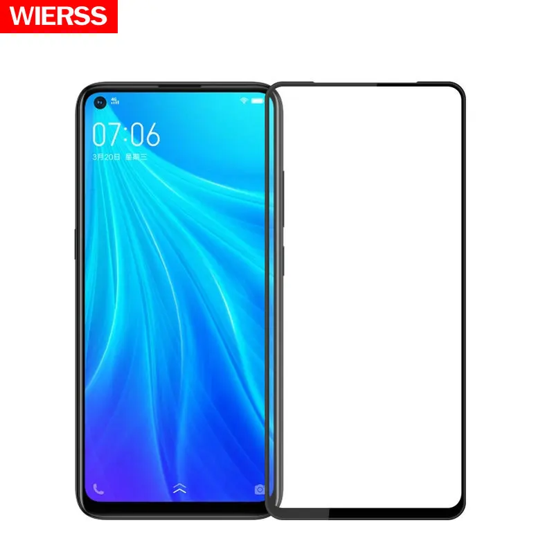Закаленное стекло для vivo Y30 с полным покрытием защитная пленка Y50|Защитные стёкла