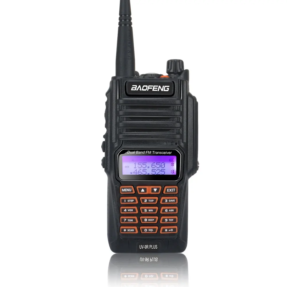 Baofeng UV-9R Plus Водонепроницаемая рация UHF VHF Dual Band 8 Вт 128CH ham fm-радио с наушником |