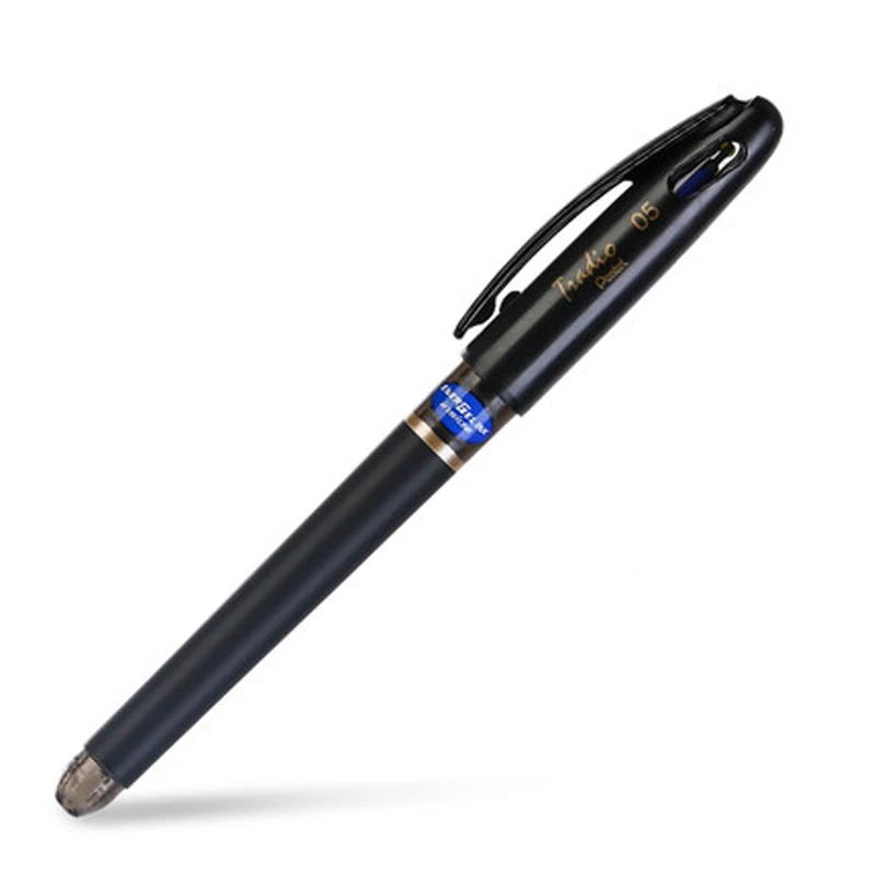 Pentel нейтральный карандаш игла трубка головка BLN115W черный синий 0,5 мм студенческий осмотр бизнес подпись в офисе - Цвет: Черный