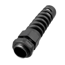 Uxcell PG16 кабельный ввод водонепроницаемый нейлоновый Шарнир регулируемый фиксатор с сбросом напряжения для 10-13 мм диаметр провода, 20 шт