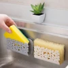 Kitchen Bathroom Drying Rack Toilet Sink Suction Sponges Holder Rack Suction Cup Dish Cloths Holder Scrubbers Soap Storage ► Photo 1/6