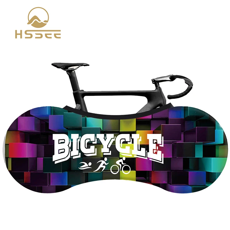 HSSEE 2019 новый модный Велосипедный Чехол Эластичный молочный шелк красочный