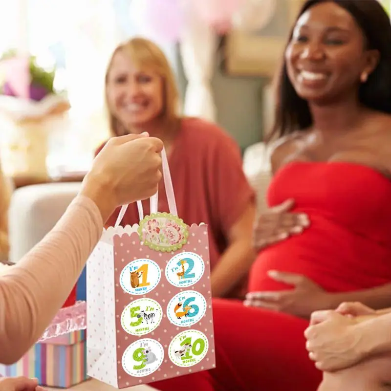 

Baby Monthly Sticker Baby Belly Stickers Milestone Monthly Age Sticker Unisex 2020 Hot Sale