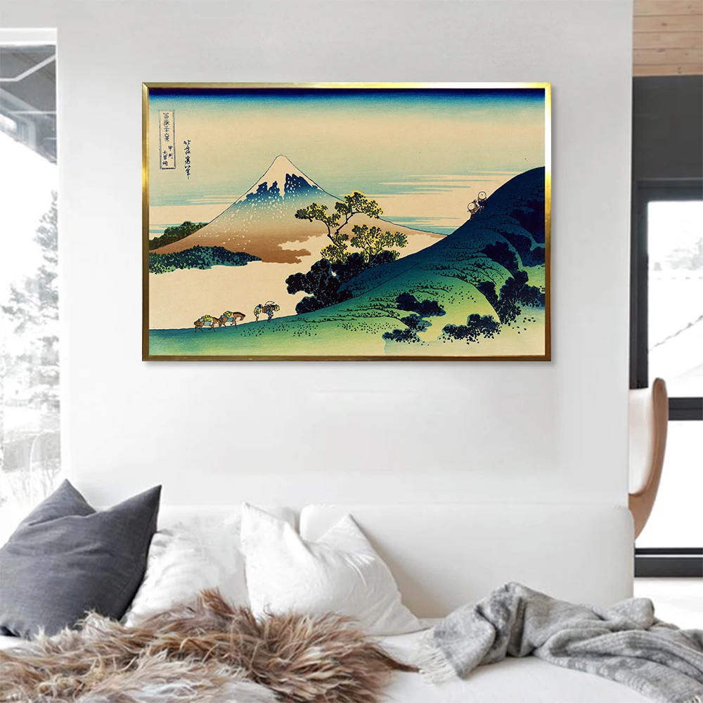 Shimo Meguro в городе киссушика Hokusai картина маслом на холсте плакаты и репродукции