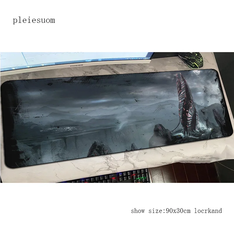 Dead Space Mouse Pad Gamer 900X300X3Mm Gaming Mousepad Cartoon Notbook Desk Mat Splendidi Giochi Padmouse Pc Gamer Mats Gamepad