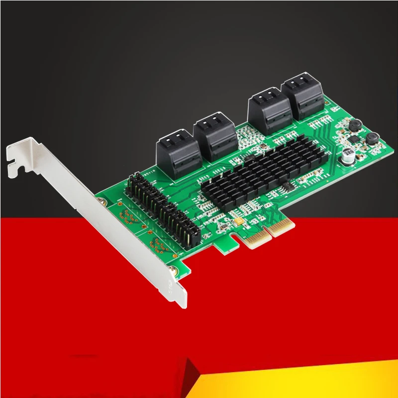 H1111Z добавить на карта PCI-E/PCIE SATA 3 PCI Express SATA контроллер/карты/бумажник карты Высокое качество нейлоновый чехол заграничного паспорта PCIE SATA расширения мультипликатор 8 Порты и разъёмы SSD SATA3 адаптер