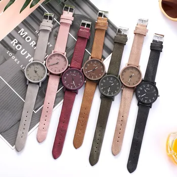 

Ladies Quartz Watch Casual Male Female Men Women's Watches Leather Band Fashion Bracelet Analog Wrist Ladies Girls Clock Gifts