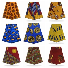 Новинка хлопок настоящий воск Анкара ткань Африканский принт ткань для свадебного платья ткань африканская ткань воск ткань