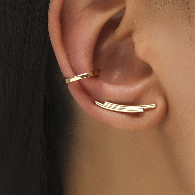 Helix Cartilage Conch Fake Without Piercing Cuff Earring Earcuff Wrap Rock Earring Cuff No Piercing Women Clip Adjustable
