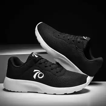 

Spring Autumn Men's Vulcanize Sneakers Breathable Casual Men Shoes 2020 Black Mesh Couple Shoes Tenis Masculino Adulto Footwear