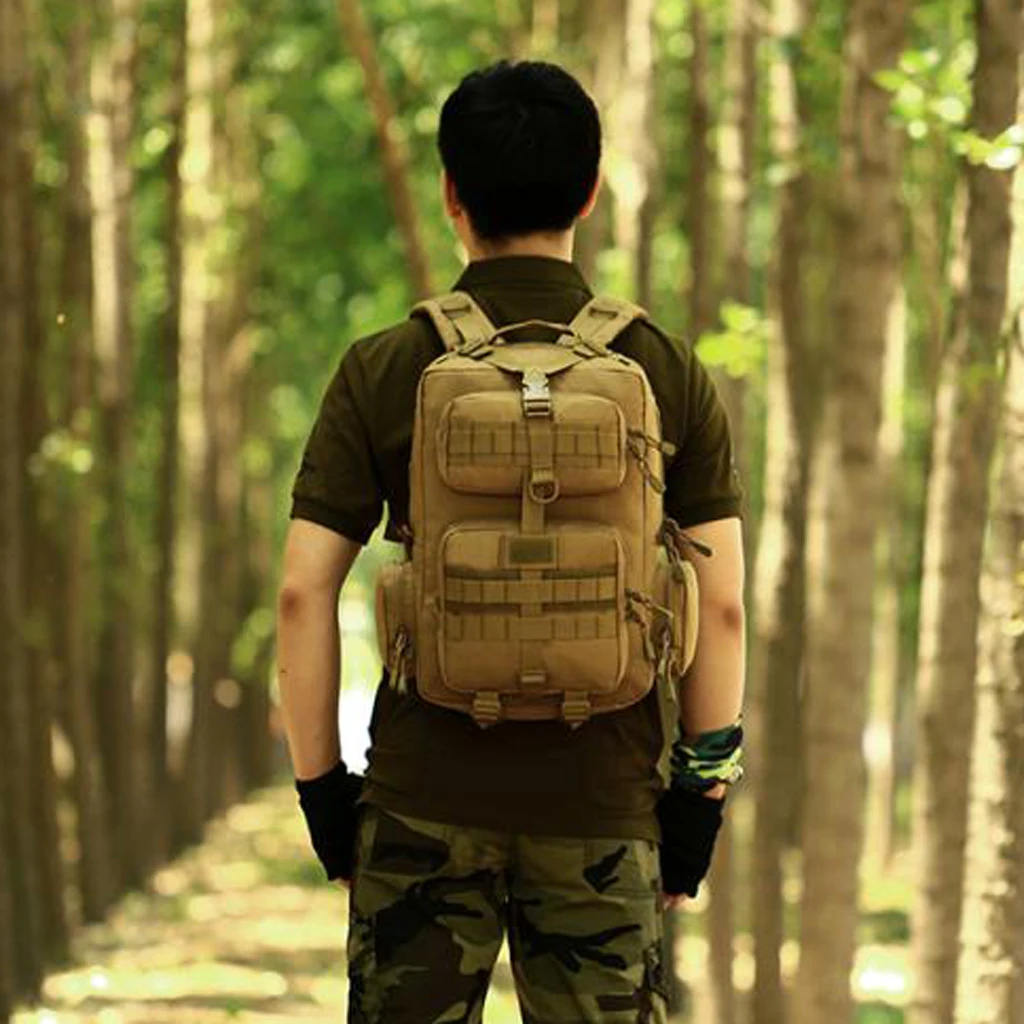 30л Открытый MOLLE рюкзак Альпинизм Кемпинг Туризм туристический Камуфляжный рюкзак сумка
