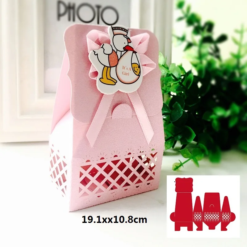 3D подарочная коробка металлические резные штампы сшитые DIY для скрапбукинга