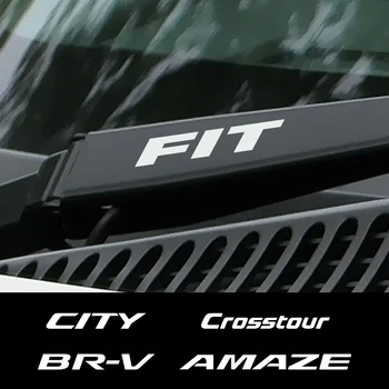 

4pcs Car Windshield Wiper Stickers For Honda AMAZE BRIO BR-V CITY CROSSTOUR FIT MODULO MUGEN PASSPORT SI STEPWGN STREAM WR-V
