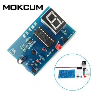 

DIY Kit CD4511BE Digital LED Tester Meter Logic Pen Kit for Sensor Amplifier DC Gain Electronic DIY Kit IC Tester DIY Electronic