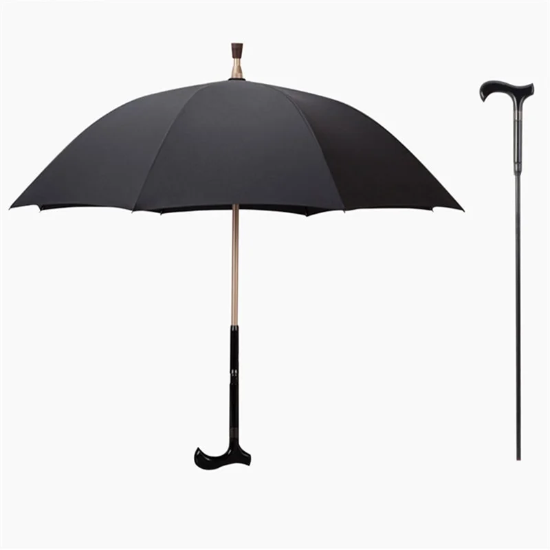 Multipurpose Old man cane climbing umbrella Wear-resistant cane umbrella Non-slip walking stick umbrella