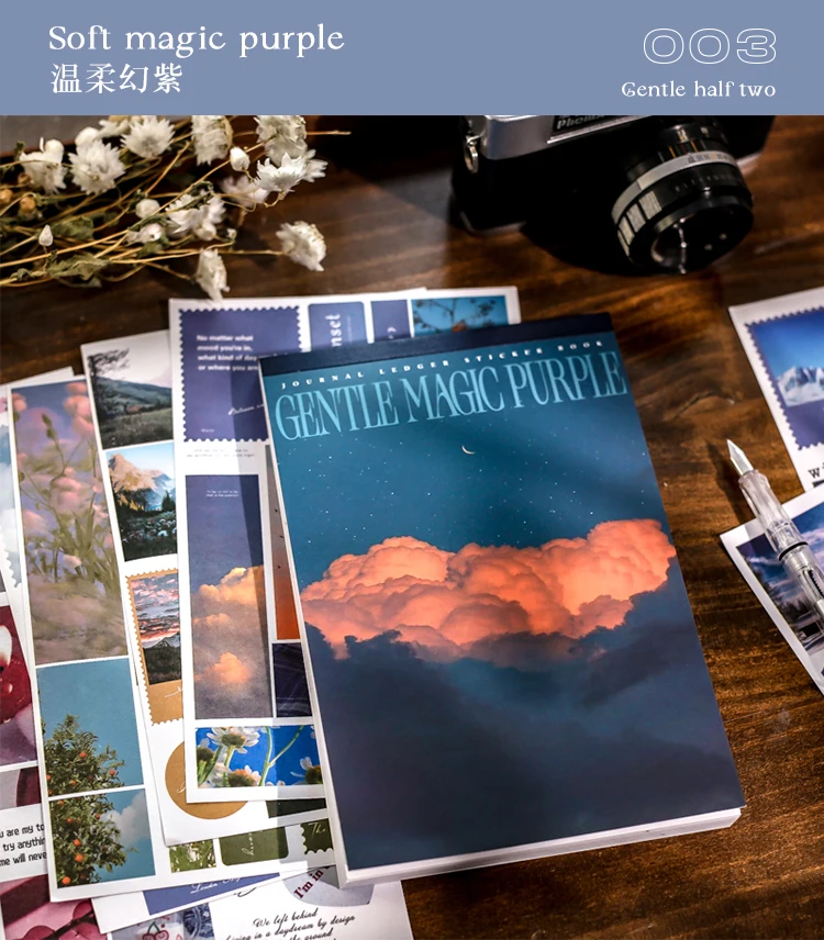 Dimi 50Sheets Retro Blue moon Seriers Magazine Sticker Book Decor Scrapbooking DIY Journal Washi Paper Creative Vintage Memo Pad Dimi 50Sheets Retro Blue moon Seriers Magazine Sticker Book Decor Scrapbooking DIY Journal Washi Paper Creative Vintage Memo Pad