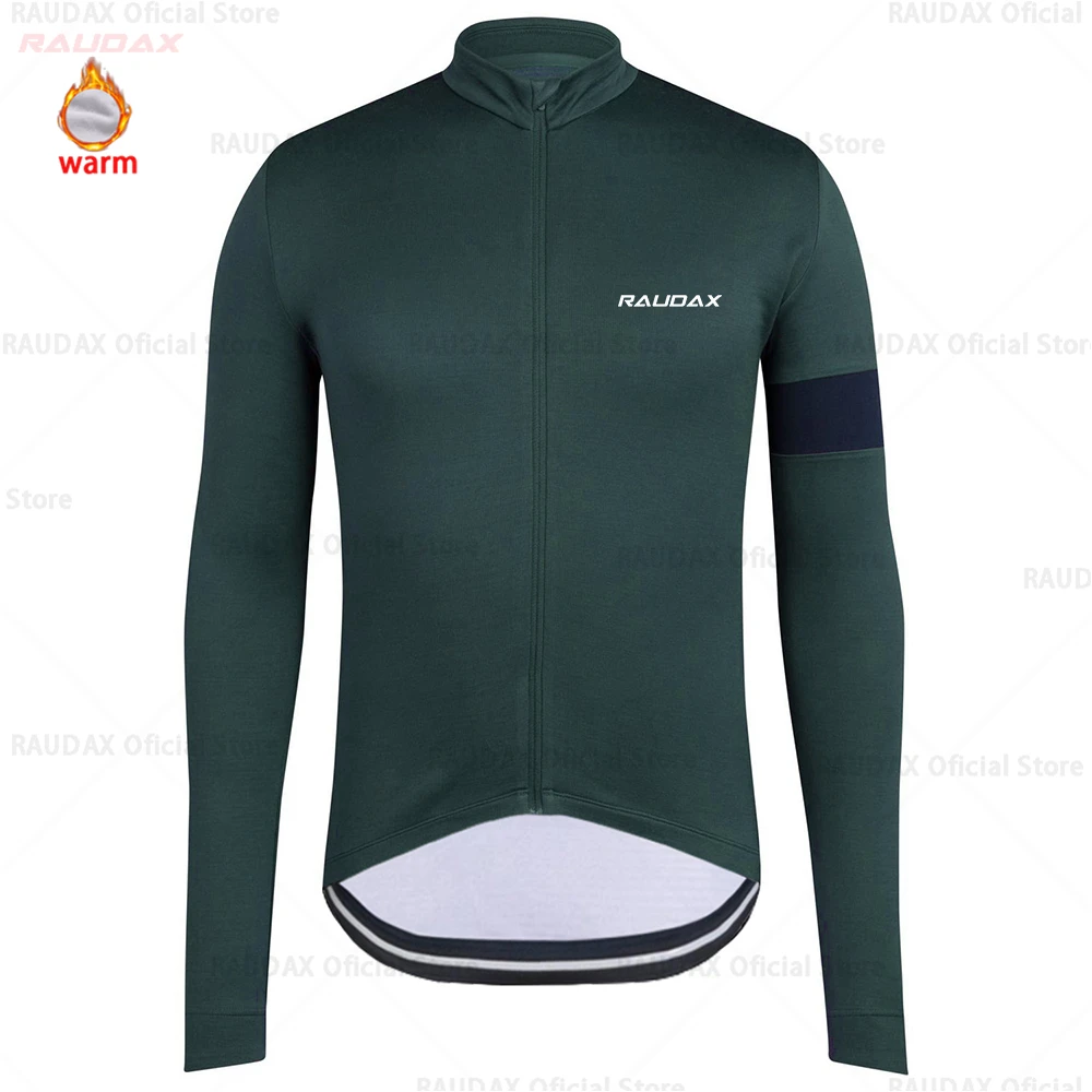 

2020 Mtb Quality Winter Spring Thermal Fleece Reflective Cycling Jersey Long Sleeve Winter Cycling Clothing Classic Cool Design