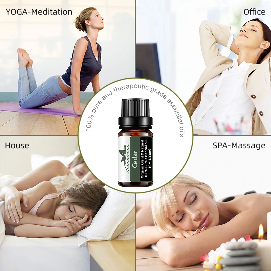 Эфирные масла Cedarwood 10 мл 100% чистые натуральные эфирные для ароматерапии
