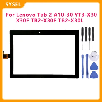 

KUERT Screen For Lenovo Tab 2 A10-30 YT3-X30 X30F TB2-X30F TB2-X30L Touch Screen Digitizer Panel Glass Sensor with Free Tools