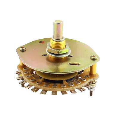 

1P12T 1 Deck 12 Position 12 Way Band Channel Selector Electric Rotary Switch