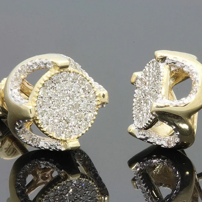 Stud Earrings M084 Серьги-гвоздики в стиле хип-хоп со льдом для мужчин и женщин, роскошные золотые серьги-гвоздики с микро кубическим цирконием, квадратные серьги-гвоздики, подарки Z5T130 - Окраска металла: Stud Earrings M084