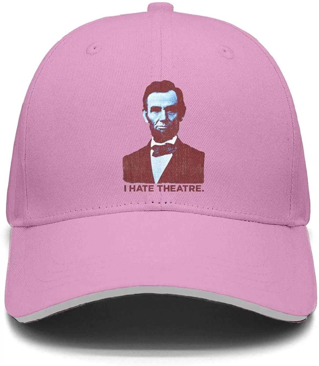 Lincoln Memorial Day i Hate Theatre Мужская хипстерская хлопковая бейсболка с регулируемой