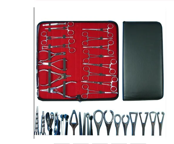 

Piercing Tool Set Surgical Steel Belly Tool Ear Tongue Septum Piercing Tools Lip Tweezer Clamp Plier Closer Tool Kit
