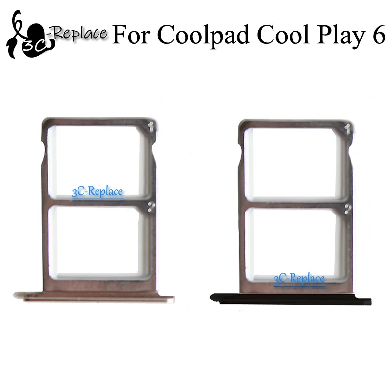 Для Coolpad Cool Play 6 Sim лоток Слот для карт Micro SD запчасти адаптер для сим-карты