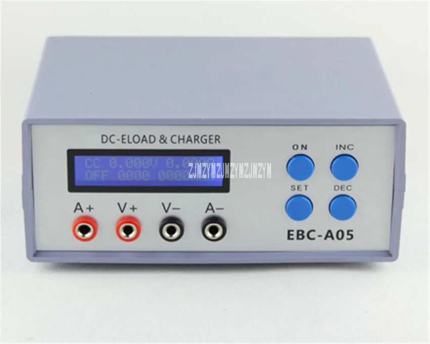 EBC-A05+ тестер емкости батареи мобильная зарядка головка тестер Электронная зарядка нагрузки 10V50mA-3A разрядка 30V50mA-5A 60 Вт