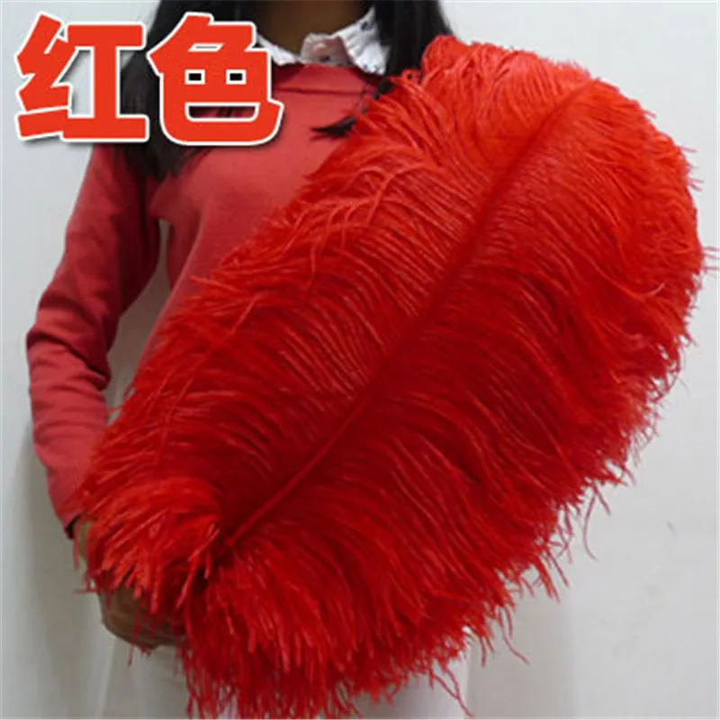 10 Stks/partij Struisvogelveren 70-75Cm/28-30Inch Celebration Home Veren Voor Craft Wedding Party diy Plumas De Faisan