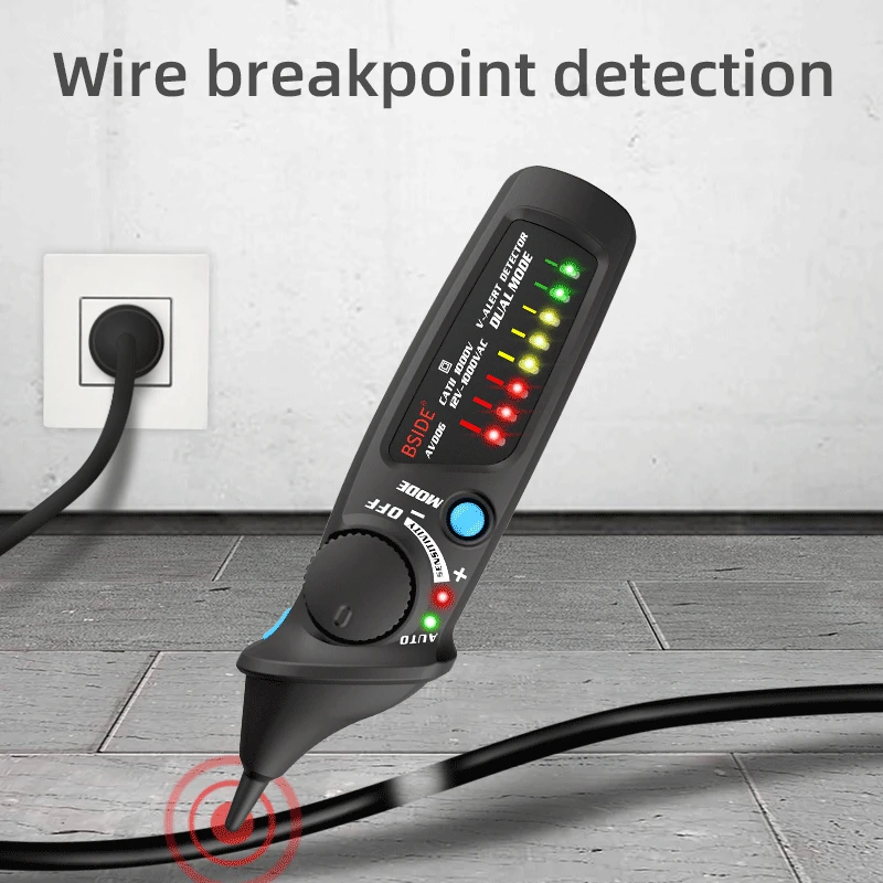 Non-contact Voltage Detector AC 12-1000V Live Wire Check Sensitivity Adjustable Non-contact Voltage Detector AC 12-1000V Live Wire Check Sensitivity Adjustable