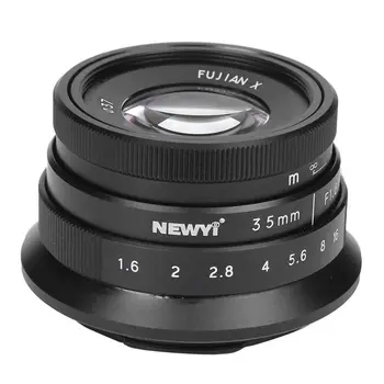 

NEWYI 35mm F1.6 Mark II Optical Glass Large Aperture Fixed-Focus Manual Scenery Humanistic Camera Lens