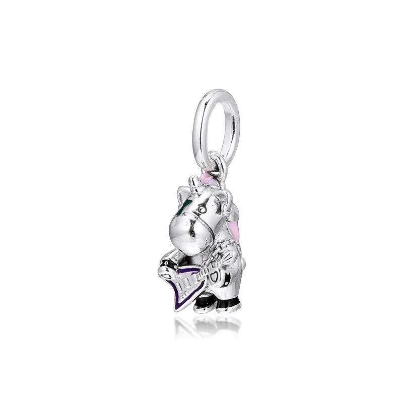 Punk-Band-Unicorn-Silver-Charms-for-Bracelets-Women-DIY-925-Sterling-Silver-Rock-Star-Purple-Guitar (2)
