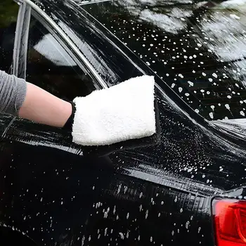 

Car Vehicle Washing Cleaning Soft Double Sided Dust Removal Glove Mitten Tool Automobile carros Interior