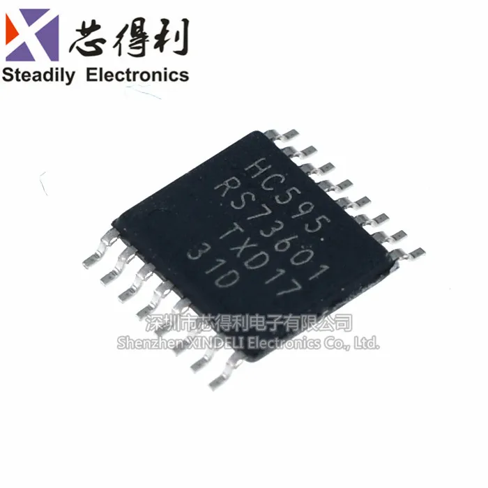 10 шт./лот абсолютно новый и оригинальный SMD 74hc595pw регистр переключения микросхем 8