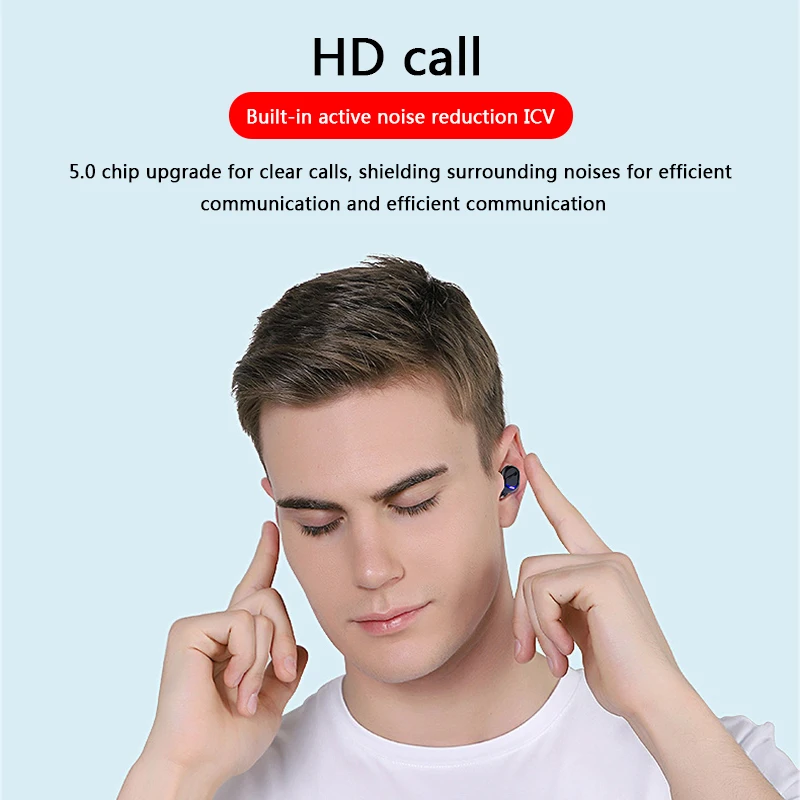 TWS M18A Bluetooth 5,0 наушники 8D стерео настоящие беспроводные наушники светодиодный цифровой дисплей шумоподавляющая гарнитура для игр