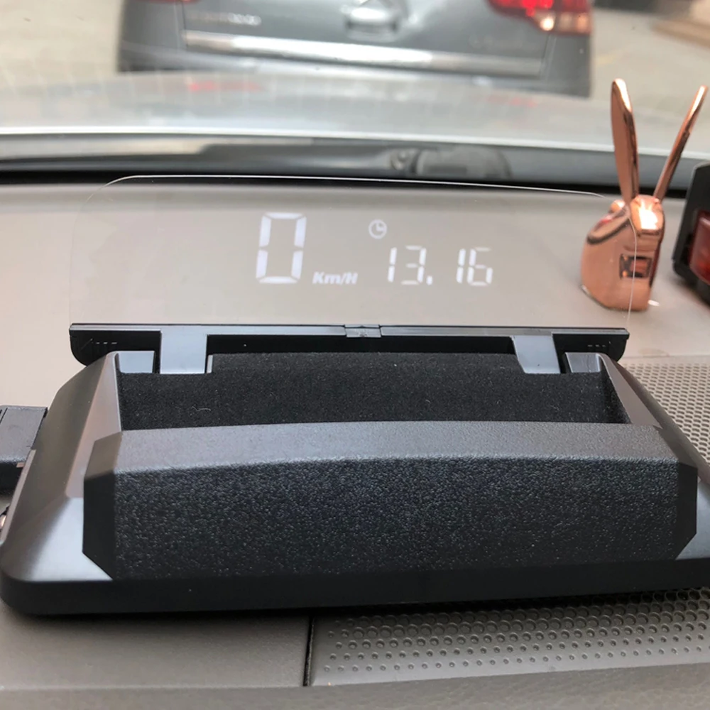 Автомобильный дисплей на лобовое стекло M20 Mirror HUD проектор скорости OBD2 датчик KMH/KPM