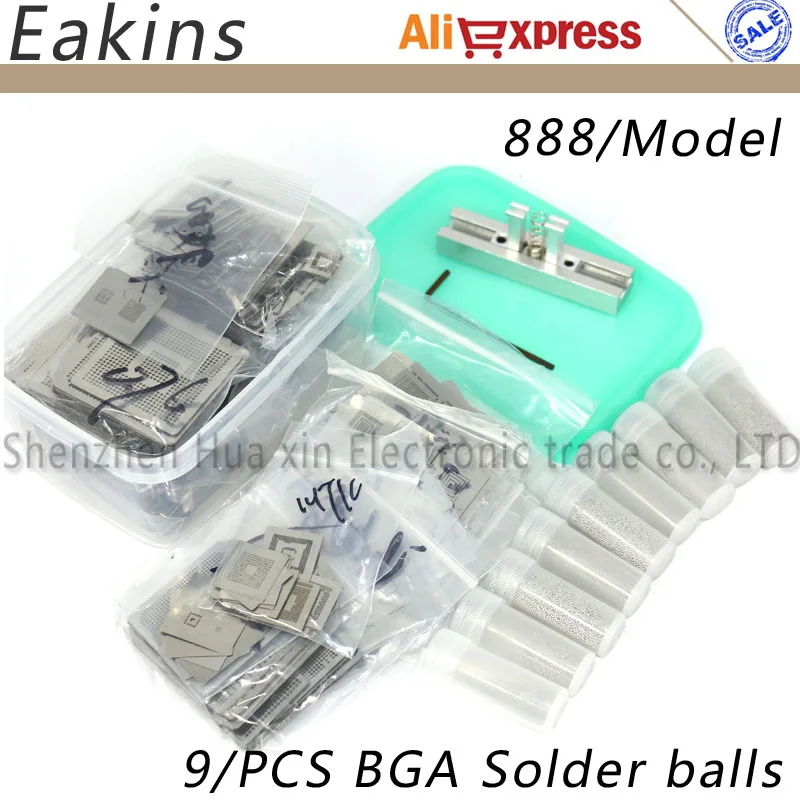 40pcs Commonly Directly Heated BGA Reballing Stencils with Reballing Station Kit 40pcs Commonly Directly Heated BGA Reballing Stencils with Reballing Station Kit