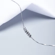 Acecare ножной браслет женский s925 Серебряный индивидуальный Серебряный Бисер простой, маленький, дизайн японский и корейский оптом