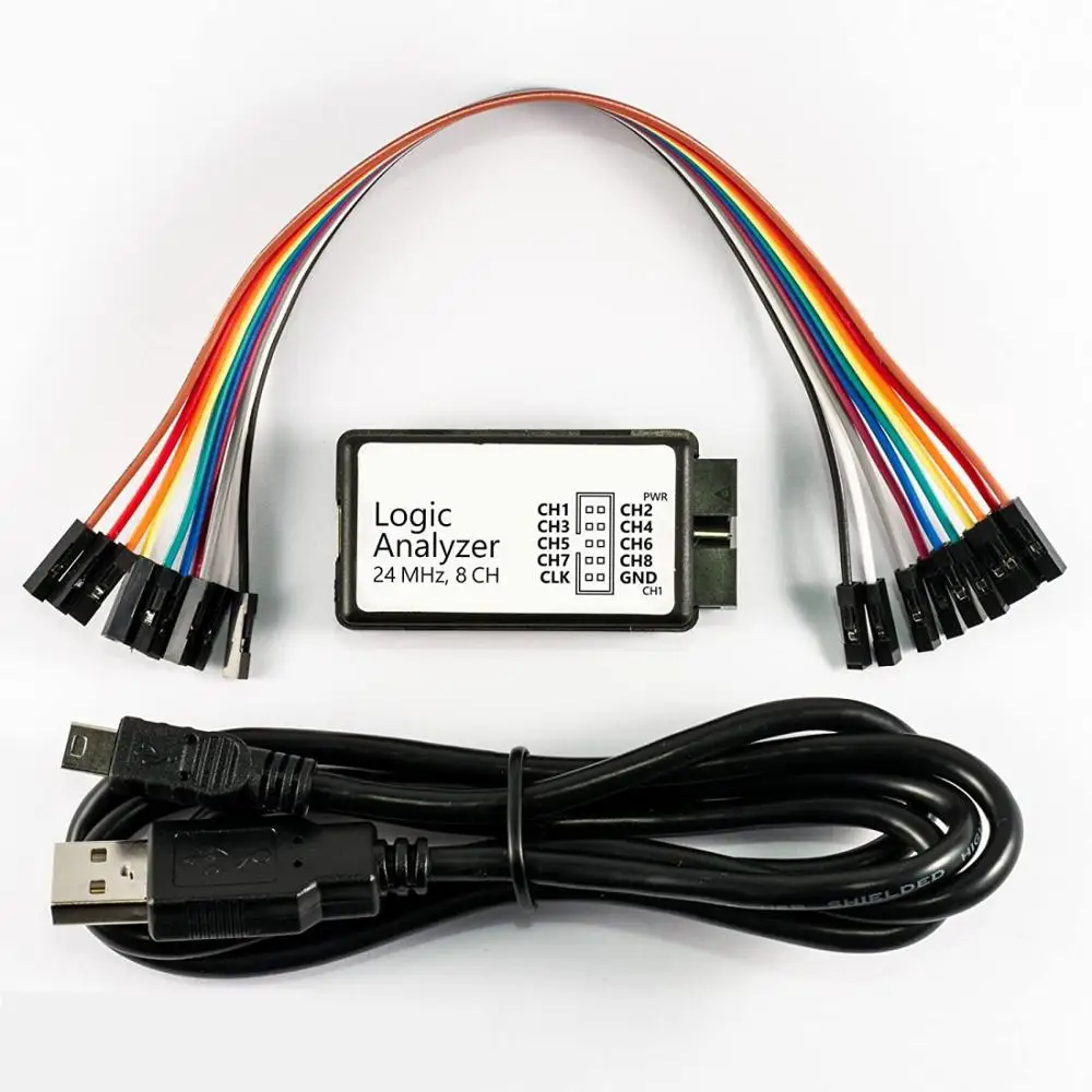 Usb Saleae 24m 8ch Logic Analyzer 24m 8 Channel With Buffer Support 1.1