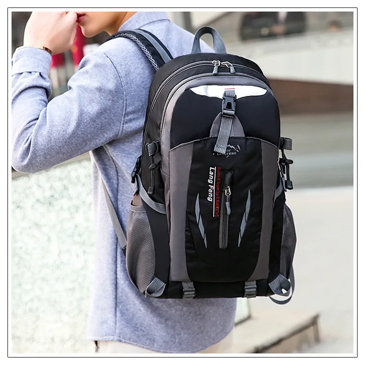 Hot Selling Outdoor Mountaineering Bag Men And Women Riding Backpack Korean-style Sports Bag Casual Travel Backpack 40L