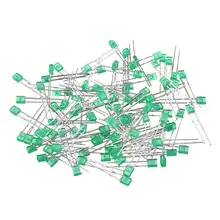 100 шт. 2X3X4 мм квадратный светодиодный зеленый светильник 2*3*4 мм светодиодный Диод